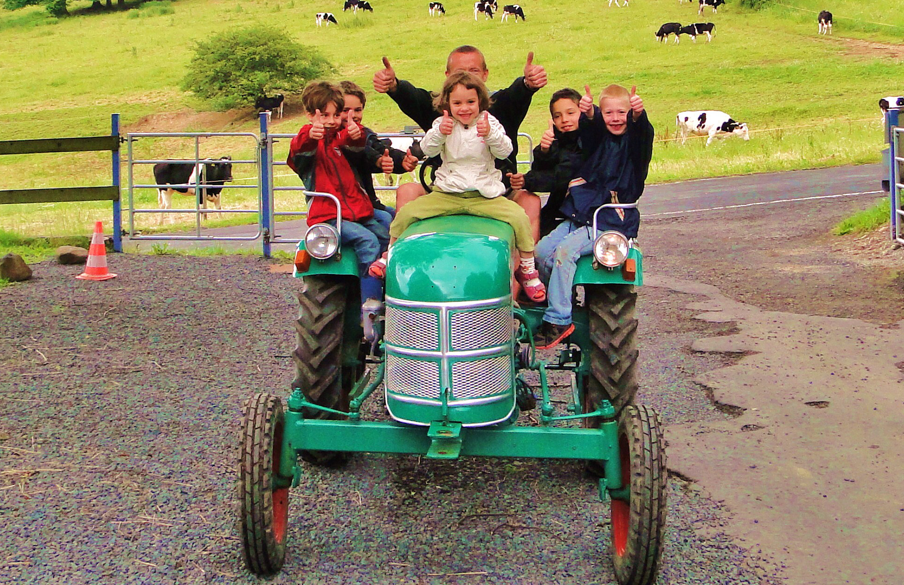Traktorfahren im Urlaub